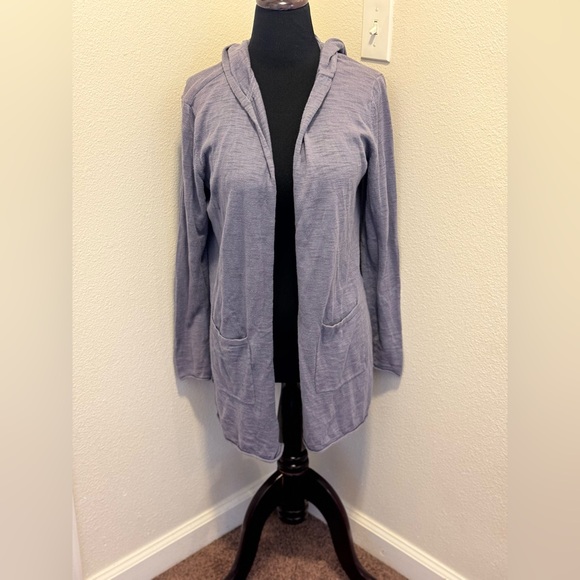 core life Sweaters - 2 FOR $25 Core Life Blue Purple 100% Cotton Open Front Cardigan Sweater Size XS